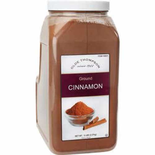 オールド トンプソン グラウンド シナモン、透明な瓶に入った 5 ポンド OLDE THOMPSON SINCE 1944 Olde Thompson Ground Cinnamon, 5 lbs in a Clear Jar
