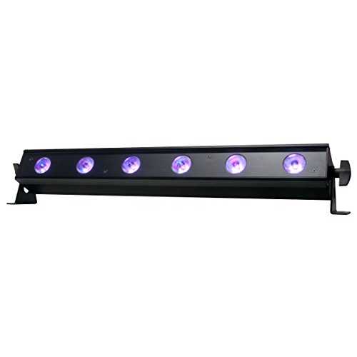 ADJ 製品 6 ワット HEX LED を搭載したプロフェッショナル グレードの屋内 1/2 メートル リニア器具、1/2 メートル (UB 6H) ADJ Products Professional grade indoor 1/2-meter linear fixture powered by Six 6-Watt HEX LEDs, 1/2 Meter