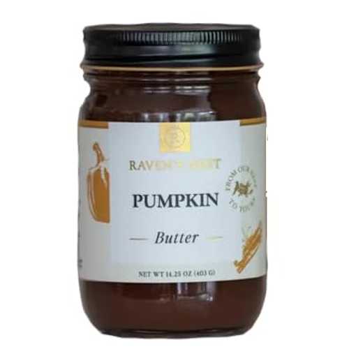 Raven's Original Pumpkin Butter - All Natural - 14.25 Ounce Jar