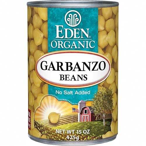 Eden Organic Garbanzo Beans, No Salt Added, 15-Ounce Cans (Pack of 12) ( Value Bulk Multi-pack)