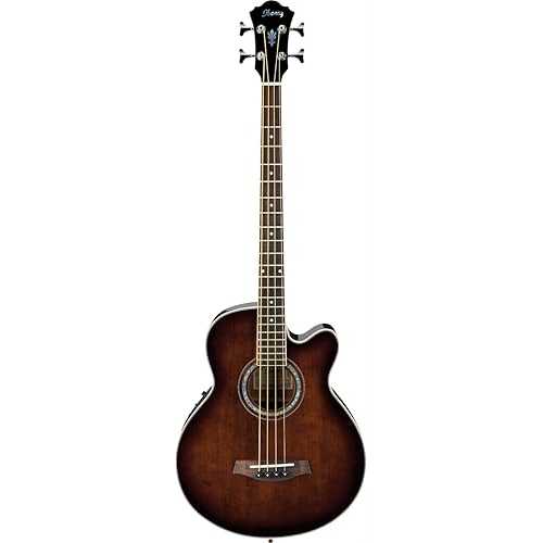 Ibanez Acoustic-Electric Bass Guitar Dark Violin Sunburst