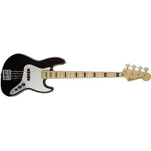 Fender Geddy Lee Signature Jazz Bass Guitar、メイプル指板、黒いこと Fender Geddy Lee Signature Jazz Bass Guitar, Maple Fretboard, Black