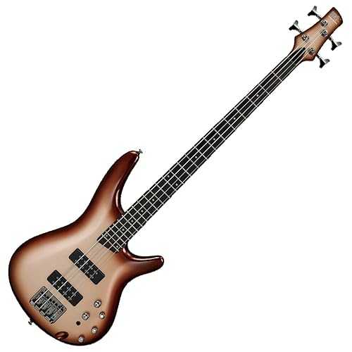 Ibanez Standard SR300E Bass Guitar - Charred Champagne Burst