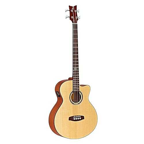 Deep Series Medium Scale Solid Top Acoustic-Electric Bass Ortega Guitars Deep Series Medium Scale Solid Top Acoustic-Electric Bass