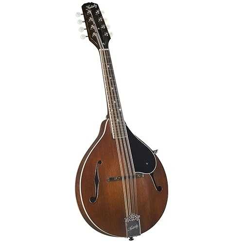 Kentucky KM-156 Standard A-Model Mandolin - Transparent Brown - Solid Spruce Top \u0026 Maple Back, Crisp Tone, Smooth Playability Kentucky KM-156 Standard A-Model Mandolin Transparent Brown Solid Spruce Top \u0026 Maple Back, C