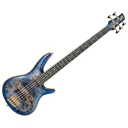 Ibanez Premium SR2605 Bass Guitar - Cerulean Blue Burst