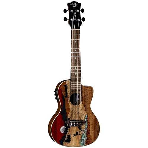 Luna Vista Deer Concert Acoustic/Electric Ukulele