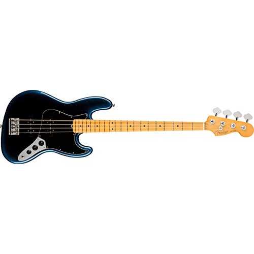 Fender American Professional II Jazz Bass Guitar, Maple Fingerboard, Dark Night