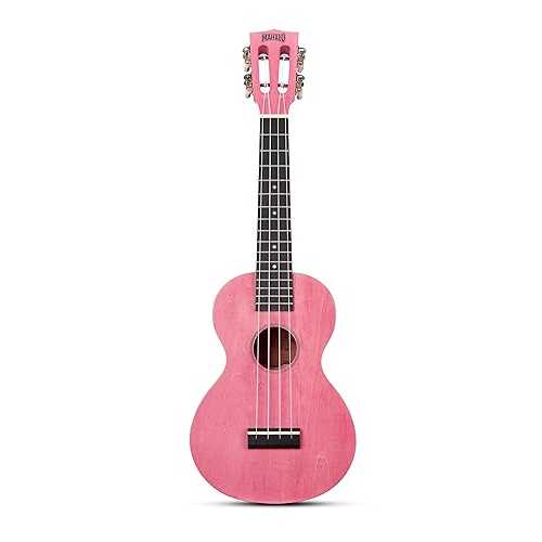 Mahalo ML2CP Island Series Concert Ukulele, Coral Pink