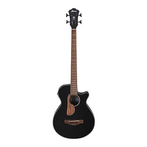 Ibanez AEGB24E AEG Acoustic-electric Bass Guitar - Black High Gloss