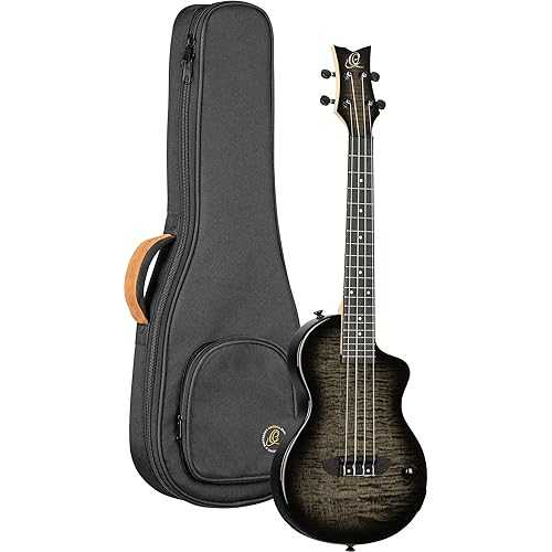 Ortega Neo Series Solid body Electric Tenor Ukulele w/Neo gig bag, Transparent Grey Burst (NEO-U-TGB) Ortega Guitars Ortega Neo Series Solid body Electric Tenor Ukulele w/Neo gig bag, Transparent Grey Burst (NEO-U-TGB)