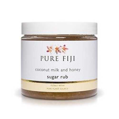 Pure Fiji Coconut Sugar Rub Coconut Milk and Honey, 15.5 Ounce｜Glomarket