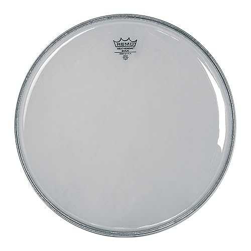 Remo BJ-1102-M3 11-2/16-Inch Banjo Head, Clear, Low Collar