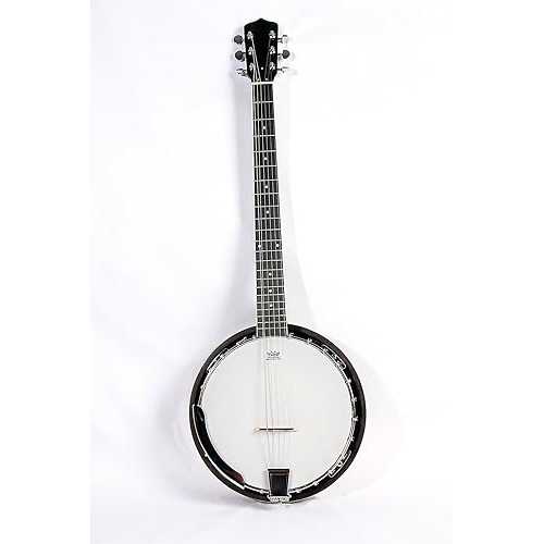 6-String Banjo 24 Bracket with Closed Solid Back and Geared 6th Tuner tml 6-String Banjo 24 Bracket with Closed Solid Back and Geared 6th Tuner