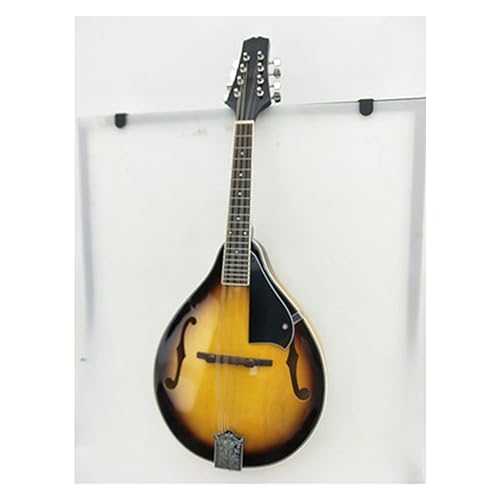 TSTS Mandolin Musical Instrument Mandolin 8 Strings Sunset Color Black Adult Gift Musical Instrument (Color : Yellow)