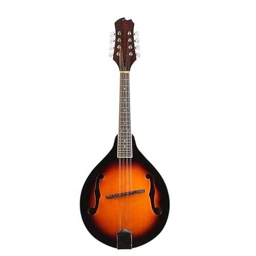TSTS Mandolin Musical Instrument Mandolins A-Style 8-String Musical Instrument Solid Wood Spruce Mandolin with Gig Bag