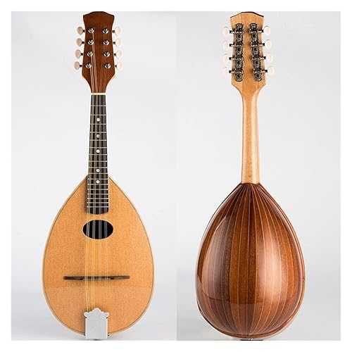 TSTS Mandolin Musical Instrument Handmade Spruce Eight String Mandolin Instrument Treble