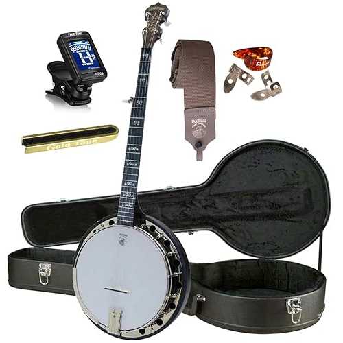 Deering Artisan Goodtime 2 II 5-String Resonator Deluxe Bluegrass Banjo with Hard Case Instrument Alley Deering Artisan Goodtime 2 II 5-String Resonator Deluxe Bluegrass Banjo with Hard Case