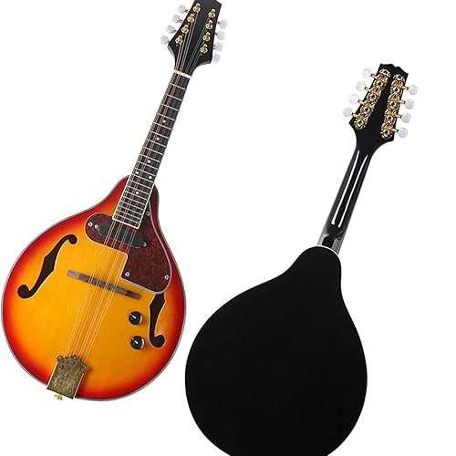 Mandolin Instrument Kit 8 String Electric Mandolin Guitar Rosewood Fingerboard Mandolin With Bag Picks Tuner And Musical Instrument Kit TSTS Mandolin Instrument Kit 8 String Electric Mandolin Guitar Rosewood Fingerboard Mando