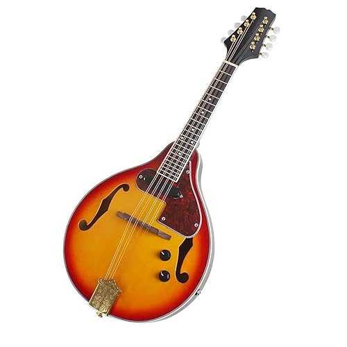 Mandolin Instrument Kit 8 String Electric Mandolin Guitar A Style Rosewood Fingerboard Mandolin Musical Instrument With Bag Picks Tuner TSTS Mandolin Instrument Kit 8 String Electric Mandolin Guitar A Style Rosewood Fingerbo