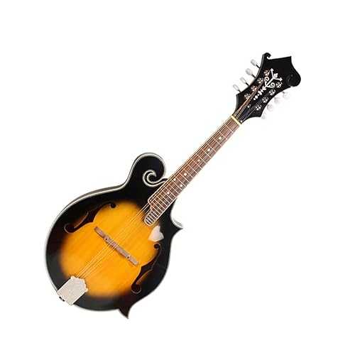 Mandolin Instrument Kit Handmade Mandolin Tibetan Folk Musical Instrument F-shaped Design TSTS Mandolin Instrument Kit Handmade Mandolin Tibetan Folk Musical Instrument F-shaped Design