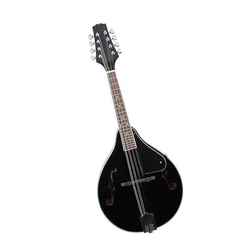 Mandolin Instrument Kit Musical Instruments Eight-String Mandolin Electric Mandolin Guitar National Musical Instrument Tibetan Mandolin Black(Black) TSTS Mandolin Instrument Kit Musical Instruments Eight-String Mandolin Electric