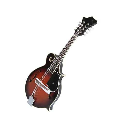 Mandolin Instrument Kit F-shaped 8-string Guitar Mandolin Tibetan Musical Instrument F-shaped Mandolin 8-string With Leather Box(Sun color) TSTS Mandolin Instrument Kit F-shaped 8-string Guitar Mandolin Tibetan Musical Instrum