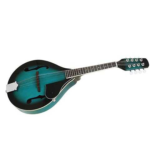TSTS Mandolin Instrument Kit Tibetan National Musical Instrument Qinshi Green Eight-String Mandolin Musical Instrument Guitar Set