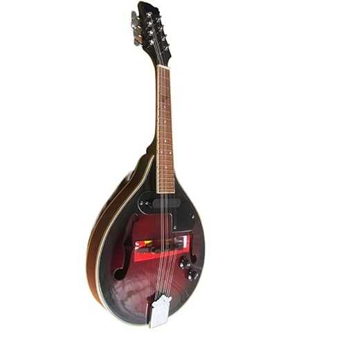 Mandolin Instrument Kit Electric Mandolin Instrument Spruce Mandolin Eight-Stringed Instrument Red TSTS Mandolin Instrument Kit Electric Mandolin Instrument Spruce Mandolin Eight-Stringed Instrument Red