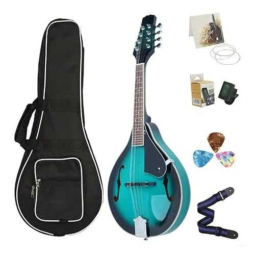 Acoustic Mandolin 8 String Musical Instrument set Mandolin Instrument Kit WQJITGC Acoustic Mandolin 8 String Musical Instrument set Mandolin Instrument Kit