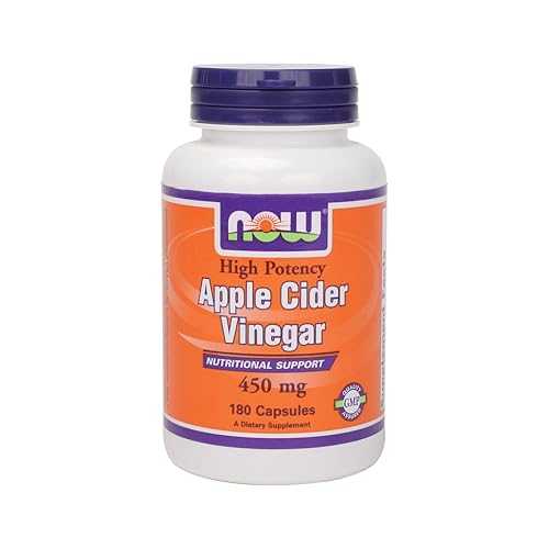 NOW Foods Apple Cider Vinegar 450 瓱 180 Caps
