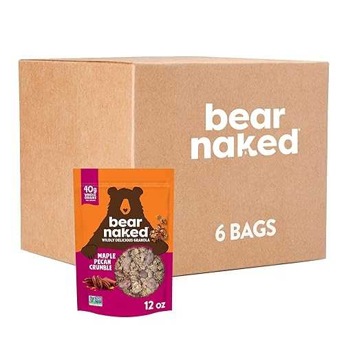 Kellogg\u0027s Bear Naked, Granola, Maple Pecan, Non-GMO Project Verified and Kosher Dairy, 4.5重量ポンド Case (6 Count)