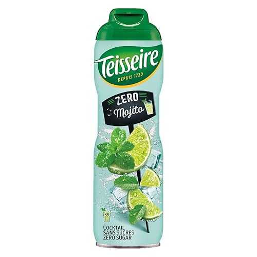 Teisseire モヒート 菩提樹 シトロン 頭を覆う物 ドリンク、炭酸ソーダ、フレーバーお茶用濃化舎利別、20.3 液量薬局衡オンス Teisseire Mojito Lime Citron Vert Concentrated Syrup for Drinks, Sodas, and Flavoring Teas, 20.3 Fl Oz