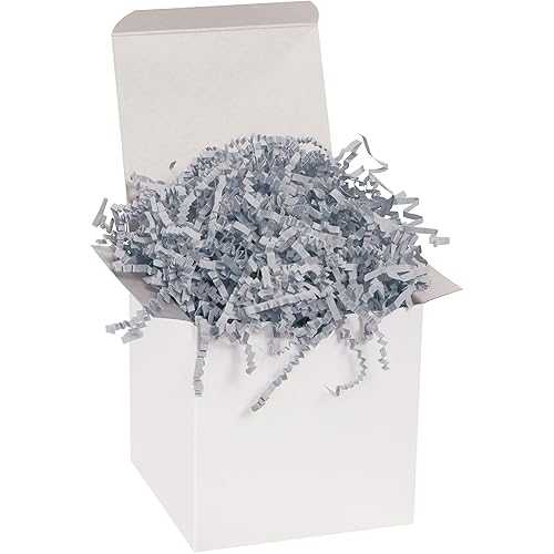 BOX USA 10 重量ポンド. Slate Gray Crinkle Paper Packing, Shipping, and Moving Box Filler Shredded Paper for Box Package, Basket Stuffing, Bag, Gift Wrapping, Holidays, Crafts, and Decoration