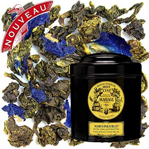 Mariage Freres. Marco Polo Blue 100g Loose Tea, in a Tin Caddy (1 Pack). Mariage Frères Mariage Freres. Marco Polo Blue 100g Loose Tea, in a Tin Caddy (1 Pack).|Glomarket