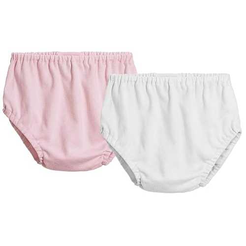 Made インチ USA 2-Pack Little Girls and Little Boys Unisex Diaper Covers Bloomers Soft Cotton, Pink/White, 3T City Threads Made インチ USA 2-Pack Little Girls and Little Boys Unisex Diaper Covers Bloomers Soft Cotton, Pink/Whi
