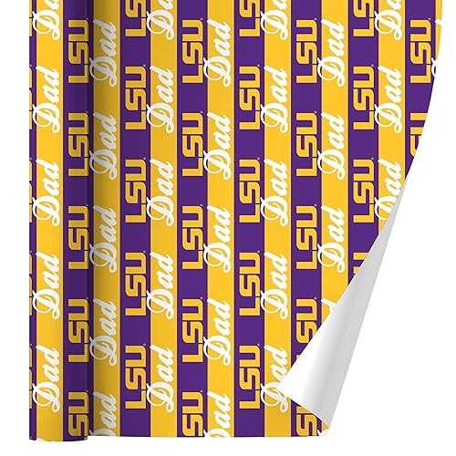 グラフィックと余分の物 LSU Dad 差し上げ物一回り 荷拵え紙渦巻形 GRAPHICS \u0026 MORE LSU Dad Gift Wrap Wrapping Paper Rolls