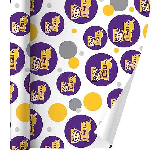 グラフィックなど LSU 虎 省 目じるし 差し上げ物荷拵え 荷拵え紙渦巻形 GRAPHICS \u0026 MORE LSU Tiger State Mark Gift Wrap Wrapping Paper Roll