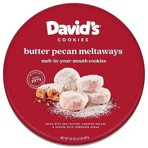 David\u0027s Cookies Butter Pecan Meltaways 907g