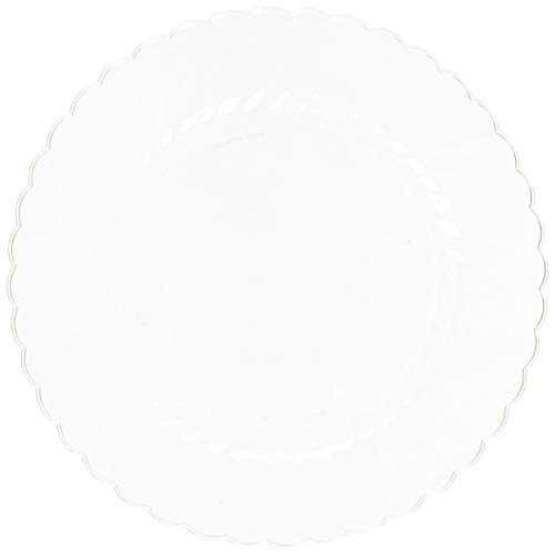 WNA Classicware 堅牢さ可塑性物質ラウンド一皿、10.25in、せつ然たる、L (144枚) WNA Classicware Rigid Plastic Round Plate, 10.25-Inch, Clear, Large (144-Count)