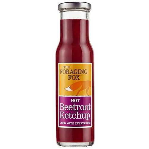 The Foraging Fox Beetroot Ketchup, Original, 9 Ounce