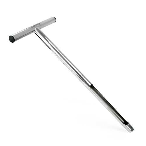 Varomorus Soil Sampler Probe 21" Stainless Steel Tubular T-Style Handle.｜Glomarket
