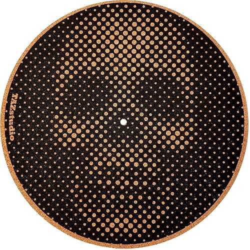 TazStudio Premium slipmat - Cork Turntable Mat [4mm Thick] for Better Sound Support on Vinyl LP Record Player - Cork mat Original Geometric Design Psychedelic Geometric Skull Art-m10｜Glomarket