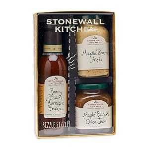 Stonewall Kitchen ベーコン 3 ピース ギフトセット Stonewall Kitchen 3 Piece Bacon Gift Set画像