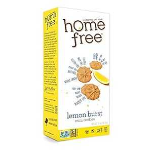 Homefree Treats You Can Trust グルテンフリー ミニクッキー、レモンバースト、5オンス (6個パック) Homefree Treats You Can Trust Gluten Free Mini Cookies, Lemon Burst, 5 Ounce (pack of 6)