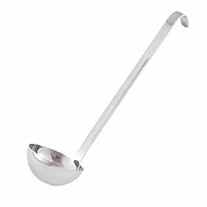 Vollrath 高耐久ステンレススチールワンピースレードル、静電容量 24 薬局衡オンス - 各 1 個。 Vollrath Heavy Duty Stainless Steel One Piece Ladle, 24 Ounce Capacity - 1 each.