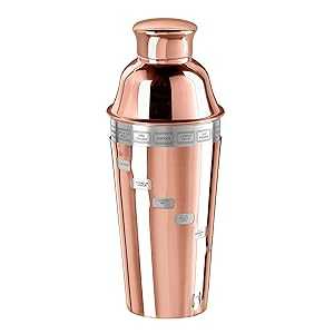 OGGI Dial A Drink Cocktail Shaker - Copper Plated, 15 Recipes, 34 oz - The Original and Only Dial A Drink - Ideal Home Bar Drink Mixer, Bartender Kit, Essential Bar Accessories 6,209円