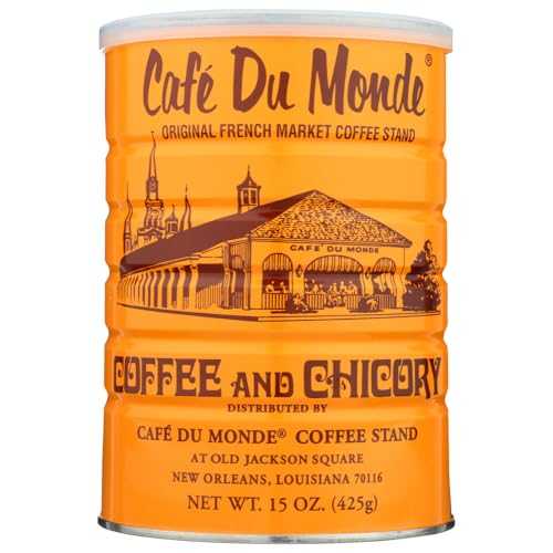 Cafe Du Monde Coffee with Chicory, 15-Ounce (Pack of 2)