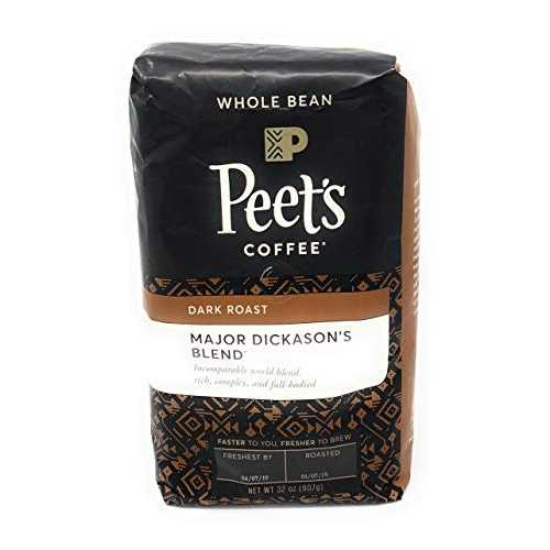 ピーツコーヒー、メジャーディッカソンズブレンド、全豆 32オンス Peet's Coffee Peets Coffee, Major Dickason's Blend, Whole Bean 32oz