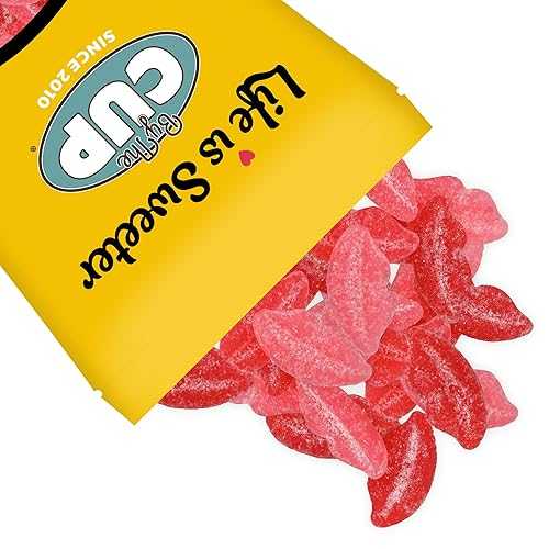?? ? ? ?? ??-? ?? ??, 454 ?? By The Cup Sour Pucker-up Gummy Lips, 1 lb Bulk Bag
